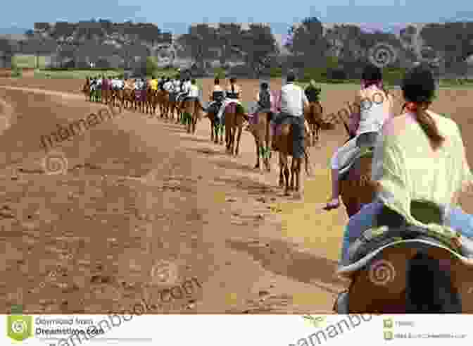 A Group Of Horseback Riders Galloping Through A Field In The Texas Hill Country Show Off In Spurs (Crossroads 5)