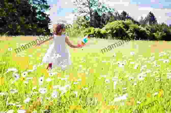 A Young Girl Running Through A Field Of Wildflowers, Her Arms Outstretched Wye Me Tales Of A Herefordshire Girl: Growing Up In Rural Herefordshire