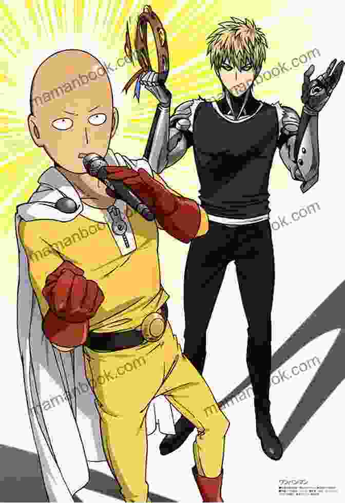Cover Of One Punch Man Vol One Manga Featuring Saitama And Genos One Punch Man Vol 2 ONE