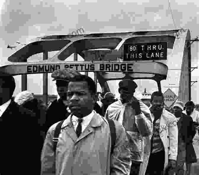 Photo Of Marchers Crossing The Edmund Pettus Bridge During The Selma To Montgomery Marches BLACK HISTORY QUIZBOOK: 30 TRIVIA QUESTIONS ABOUT IMPORTANT EVENTS AND PERSONALITIES IN BLACK HISTORY