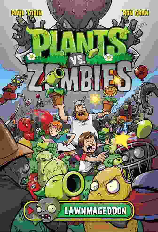 Plants Vs. Zombies: Lawnmageddon Comic Book Cover Plants Vs Zombies: Lawnmageddon #3 Paul Tobin