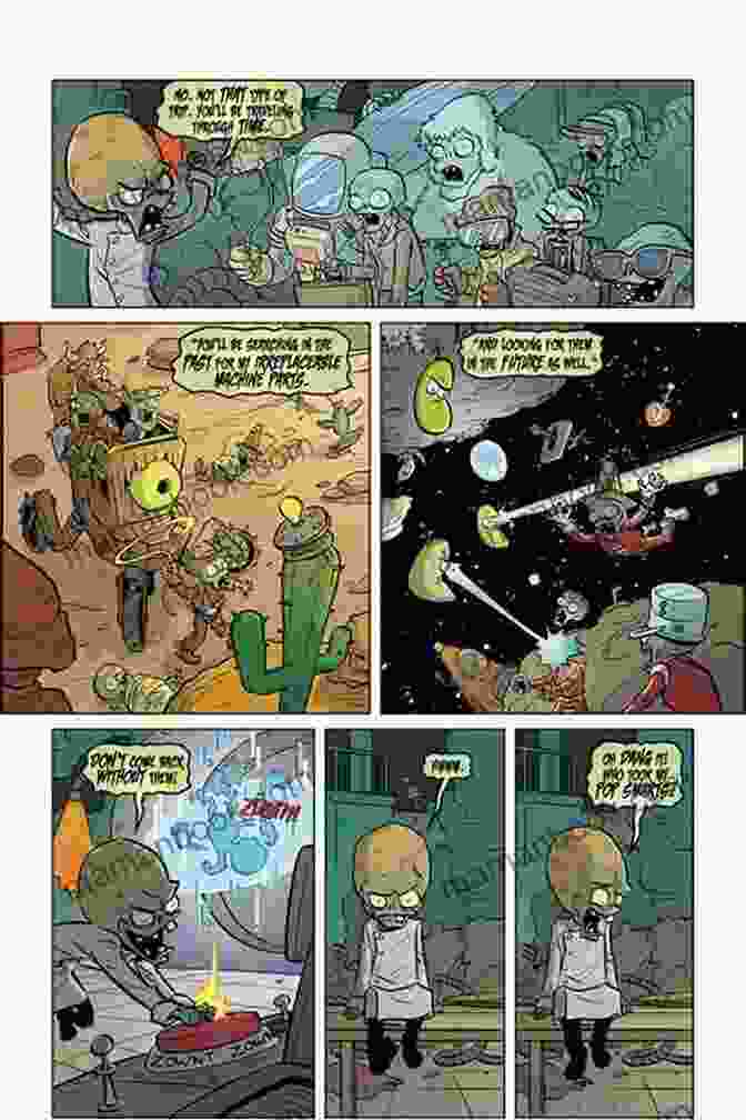 Plants Vs. Zombies: Timepocalypse Graphic Novel Cover Plants Vs Zombies: Timepocalypse #6 Paul Tobin