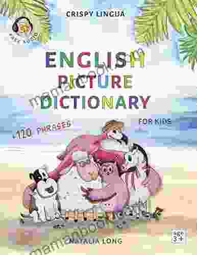 English Picture Dictionary For Kids: A Board Game Colors Numbers Shapes ABC First Words And Phrases