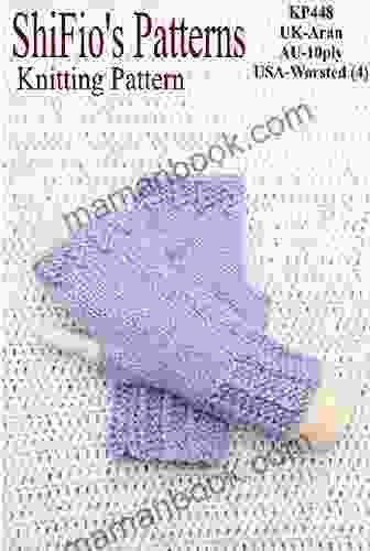 Knitting Pattern KP448 Ladies Fingerless Gloves